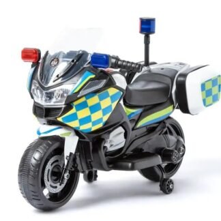VENTA MOTO POLICIA 6V , NIÑOS HASTA 3 AÑOS, I-Officer, BLANCA  - INDA651-AT